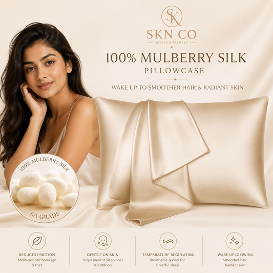SKN CO™ BeautySilk Mulberry Silk Pillowcase Set (2-Pack)