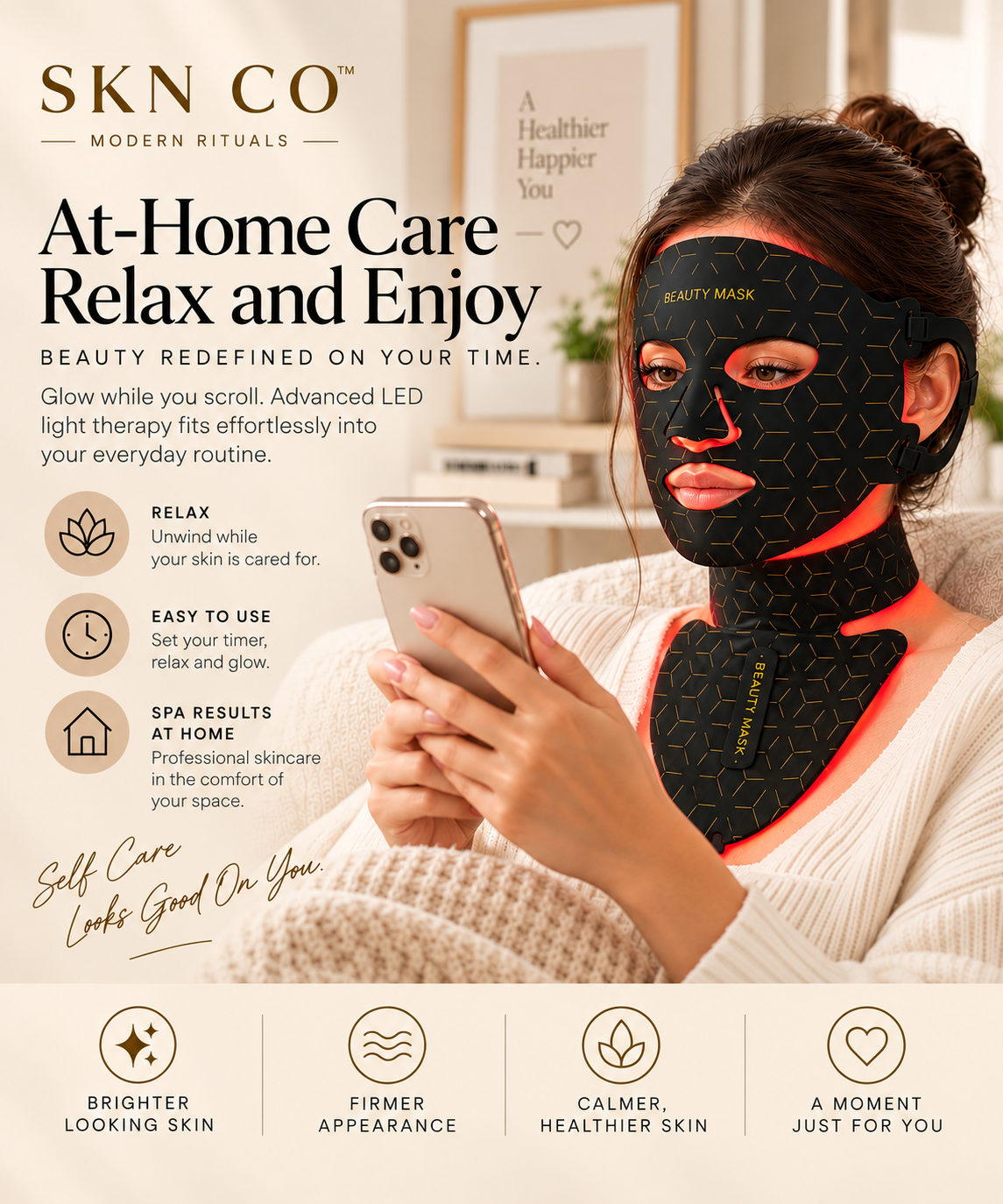 LED Red Light Therapy Mask