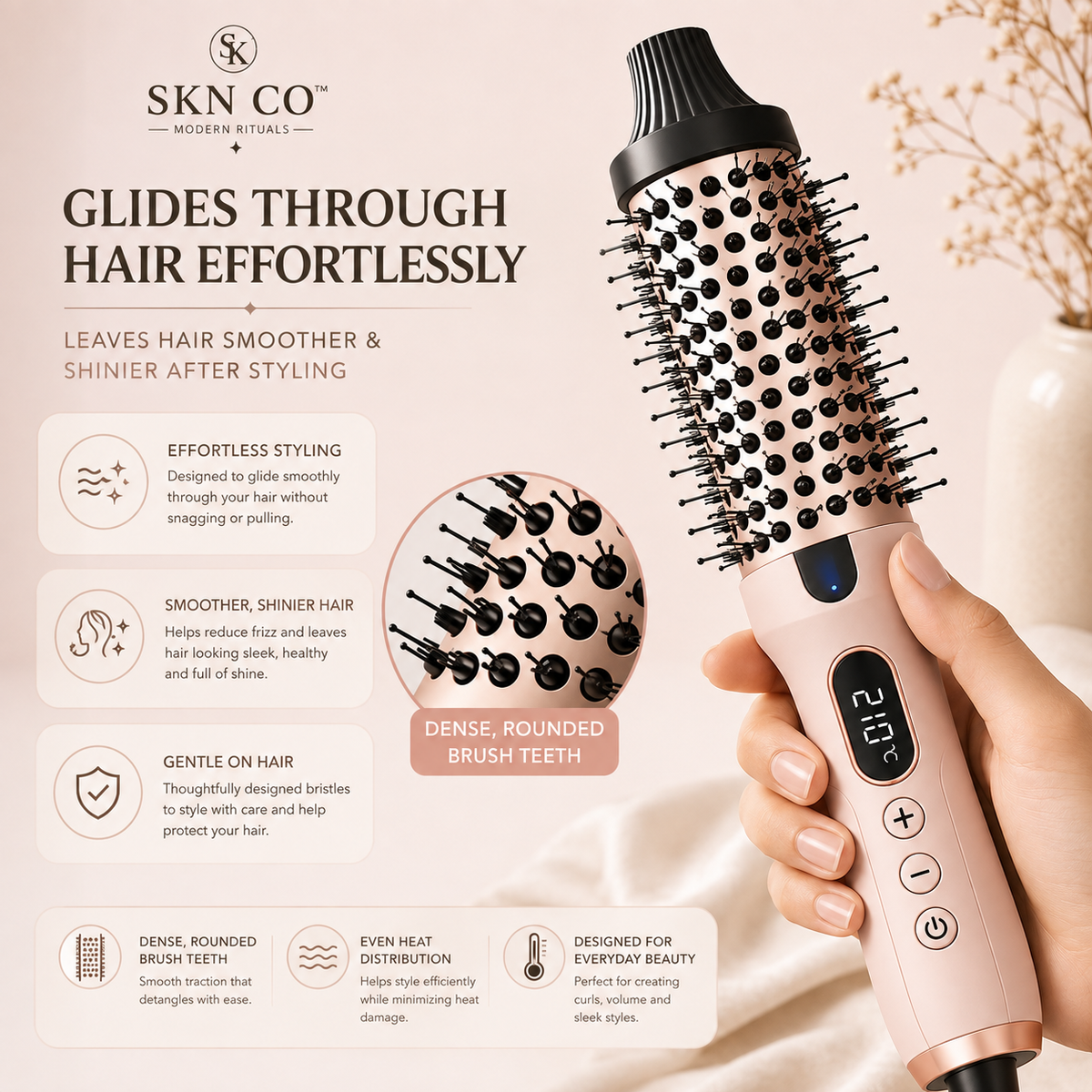 SKN CO™ SalonWave Infrared Wave Brush