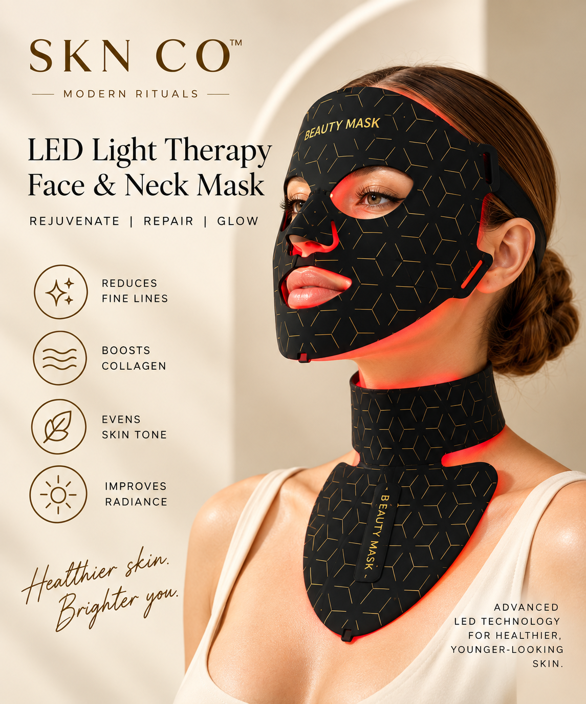 LED Red Light Therapy Mask