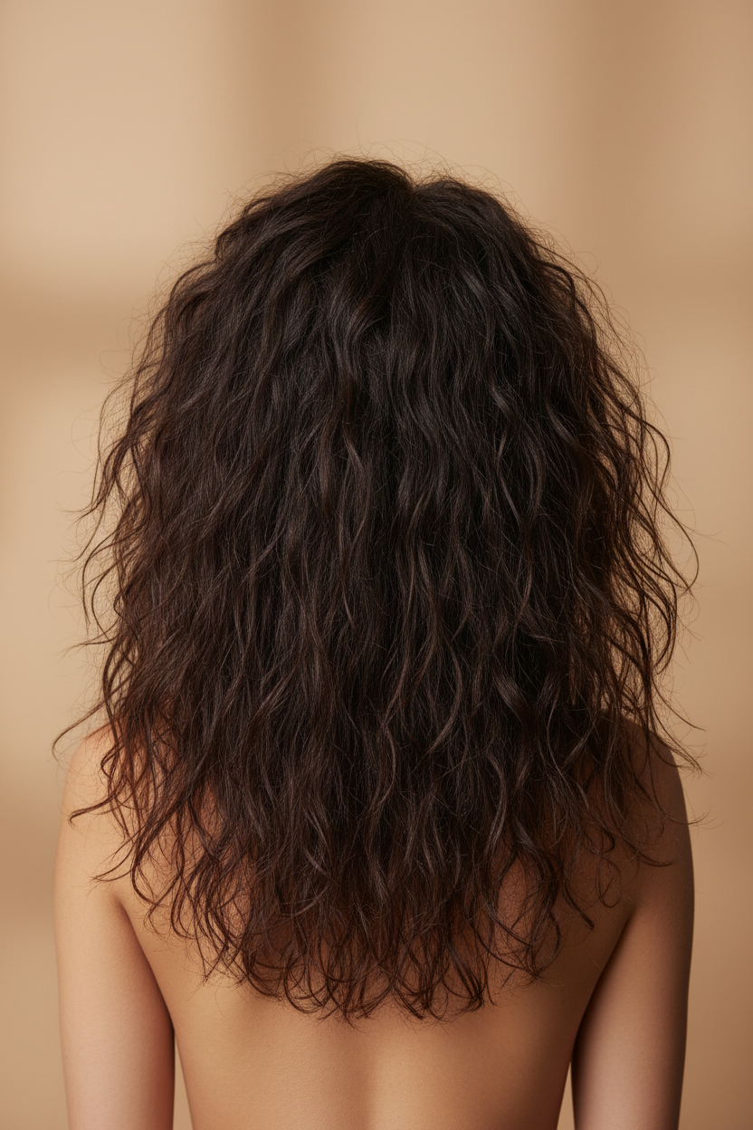 Before — Frizzy Hair
